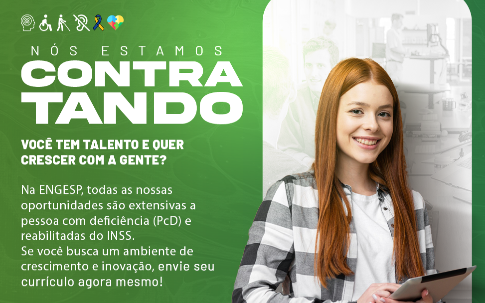 Vagas disponíveis!